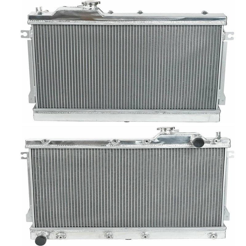 2 Row 40mm Core Racing Radiator Bolt On for Mazda Miata MX5 MT 1990-97 Aluminum