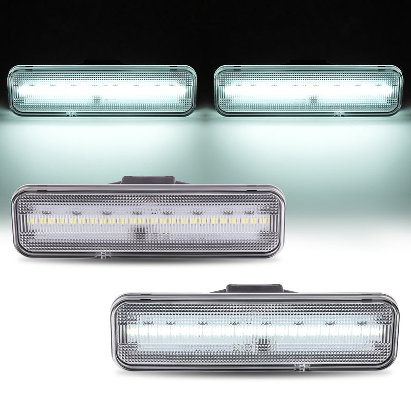 LED Front Bumper Side Marker Lights for El Camino & Caballero 1978-81 1982-1987