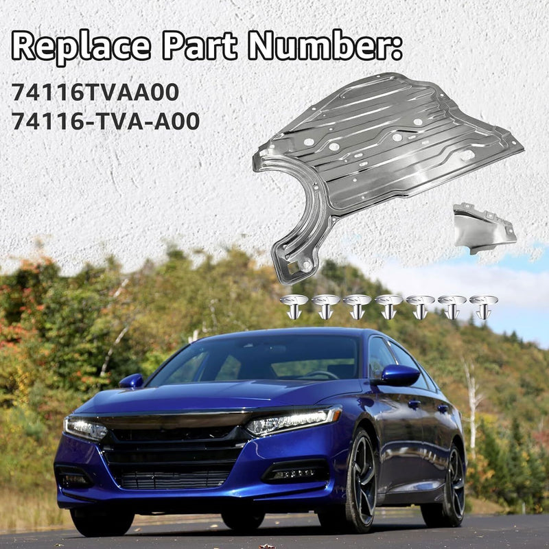 Engine Splash Guard Shield Cover Board for Honda Accord 2018 2019 2020 Under