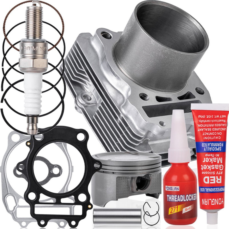 Top End Rebuild Kit Cylinder Piston Gaskets for Suzuki Eiger 400 King Quad 400