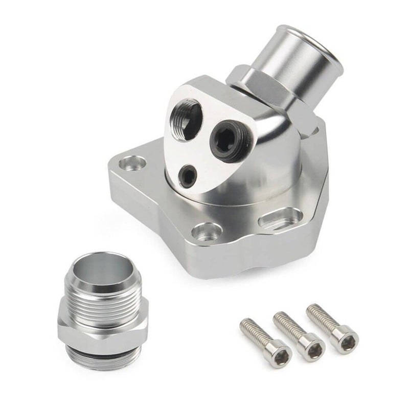 Aluminum Radiator Hose Swivel Neck Thermostat Housing for Honda K20 K24 K-Series
