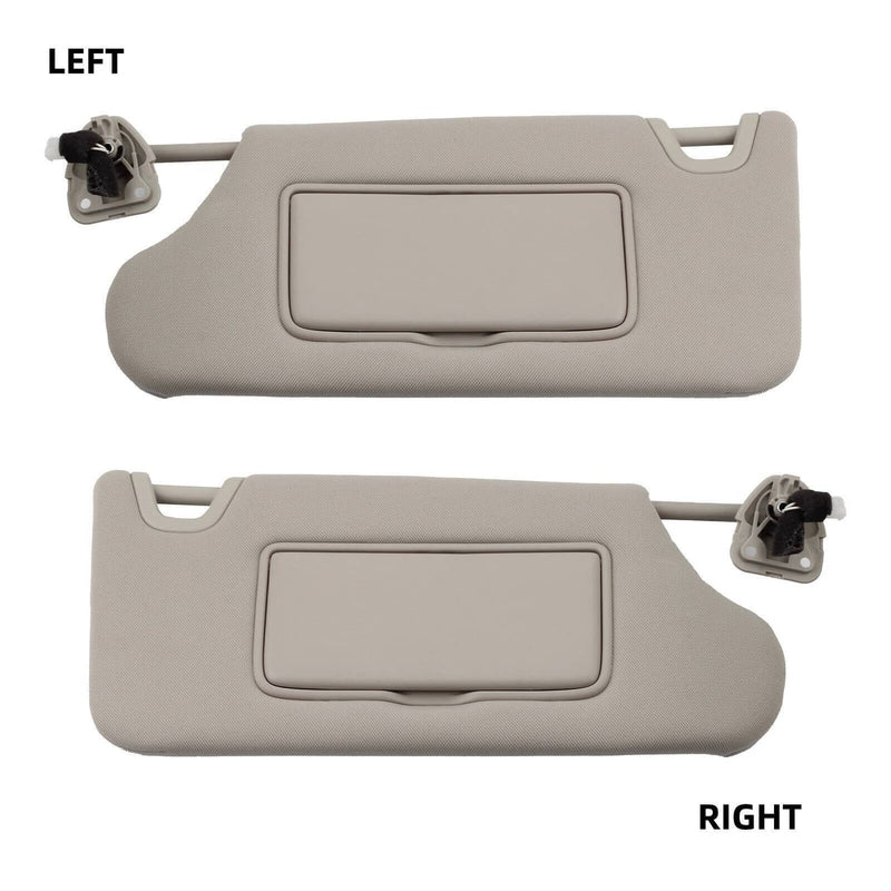 Sun Visors w/ Lighted Right & Left Fit for 2013-2018 Nissan Altima 2.5L 3.5L