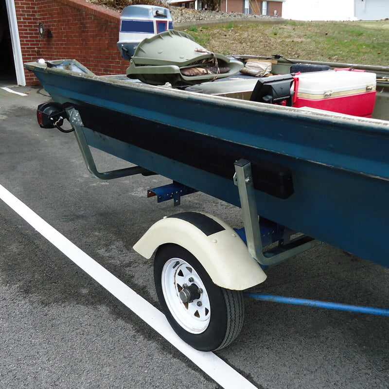 Adjustable Boat Trailer Bunk Board Guide-on 61" Feet Rail with Brackets Kit