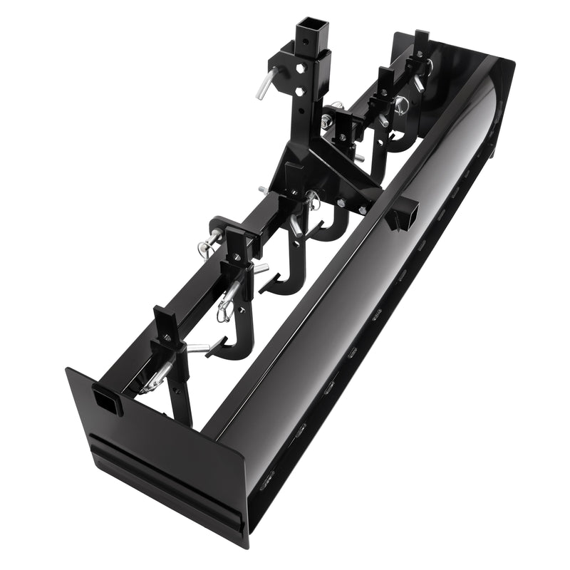 55" Tow Behind Box Scraper Blade Three-Point Quick Hitch for Cat 0 Cat 1
