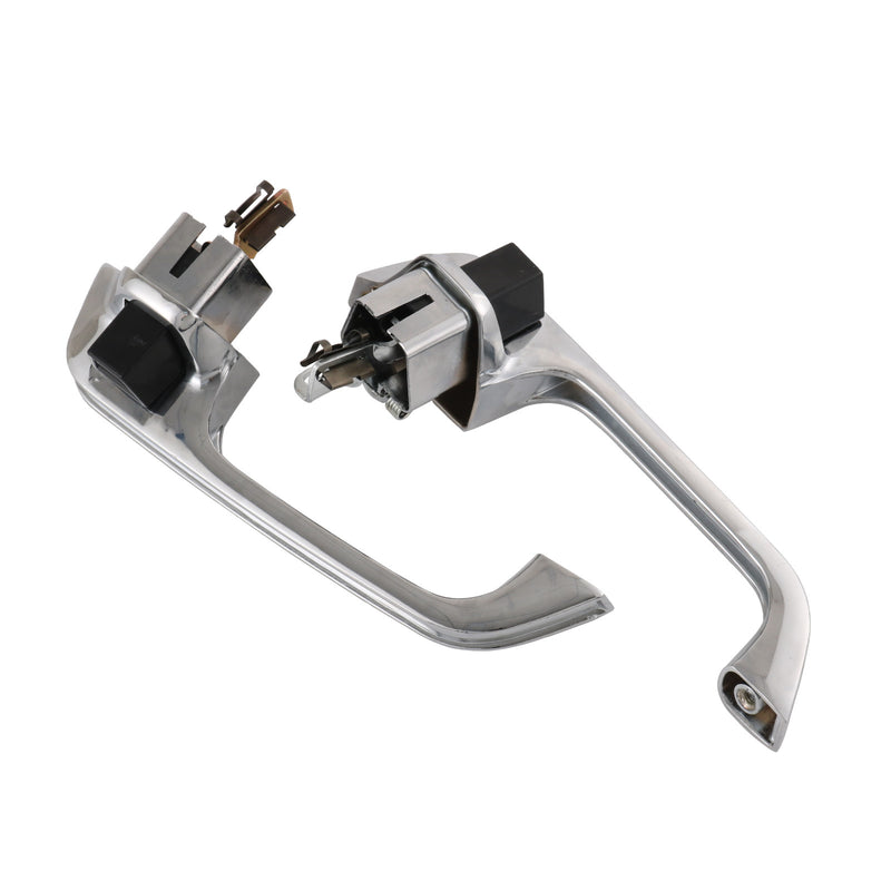 Chrome Outside Exterior Door Handle LH RH Set for Chevy GMC Pickup Truck Pair