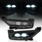 DURAFORCE LED Bumper Fog Lights Bezel Left Right Side for Chrysler 300 2015-2024