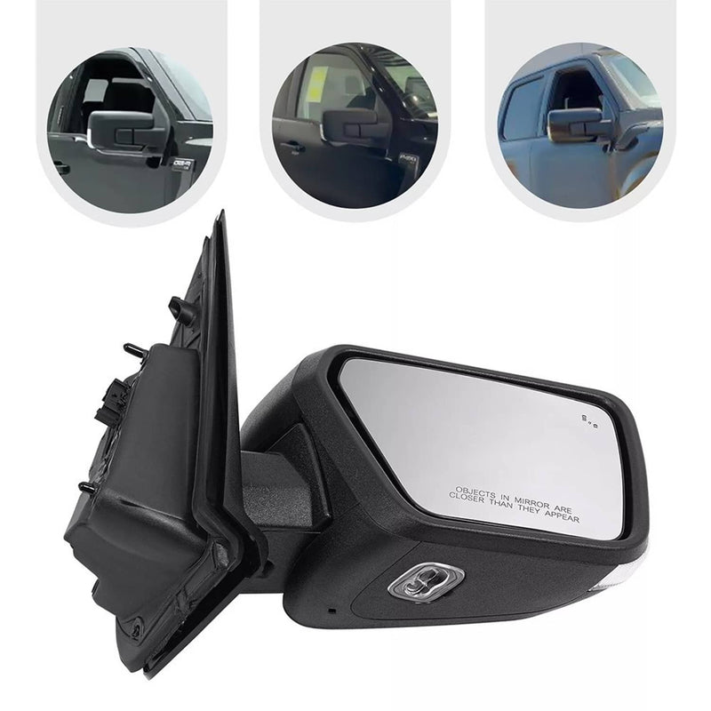 F150 Passenger Right Side Mirror Power Heated Blind Spot for 2021-2023 Ford