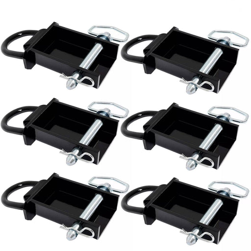DURAFORCE 6PK 12,000 Lbs D-Ring Stake Pocket Removable for Flatbed Trailer Heavy Duty