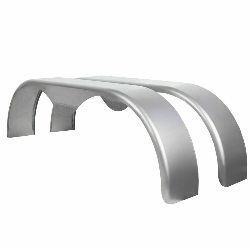 2PC Tandem Axle Trailer Fenders Teardrop Round for 13" 14" 15" Enclosed