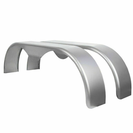 DURAFORCE 2PC Tandem Axle Trailer Fenders Teardrop Round for 13" 14" 15" Enclosed
