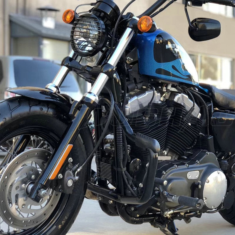 Mustache Engine Guard Crash Bar for Harley Iron 883 XL883N Highway