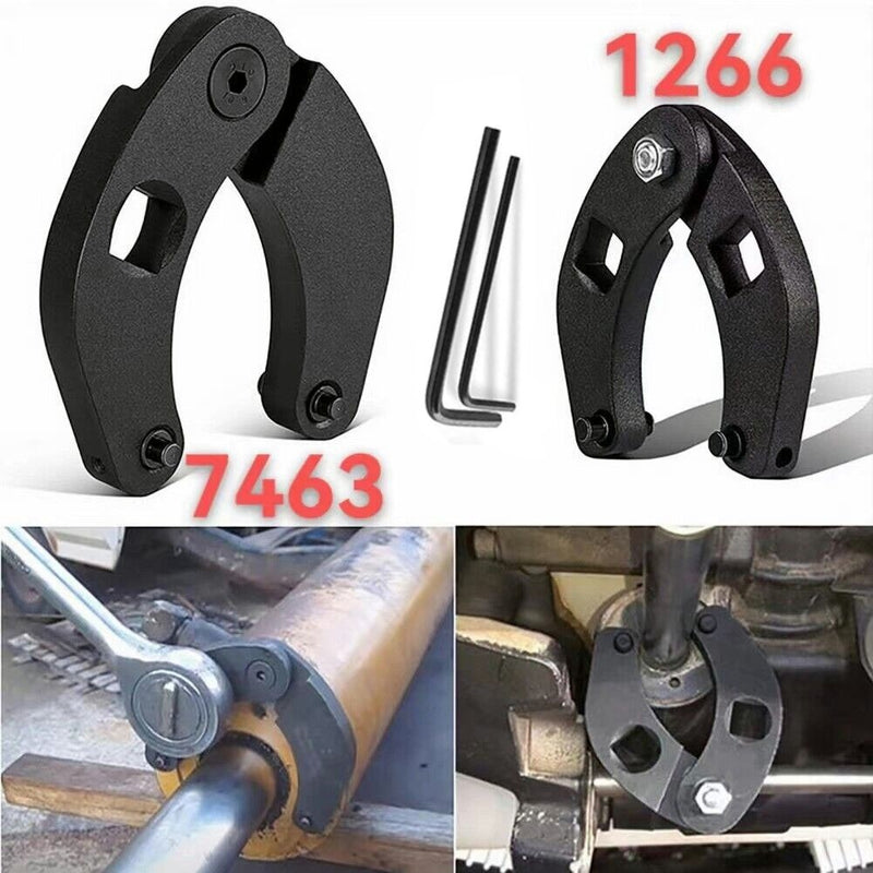 1266 +7463 Adjustable Gland Nut Wrench Spanner Tool Set for Hydraulic Cylinder