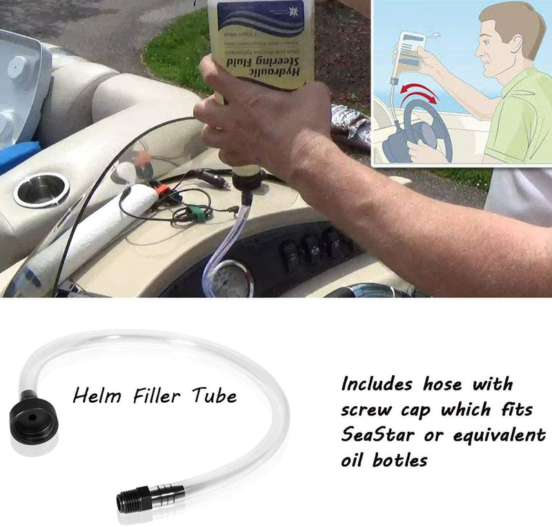 Bleed Kit Filler Kit for Seastar Compatible Hydraulic Steering Systems
