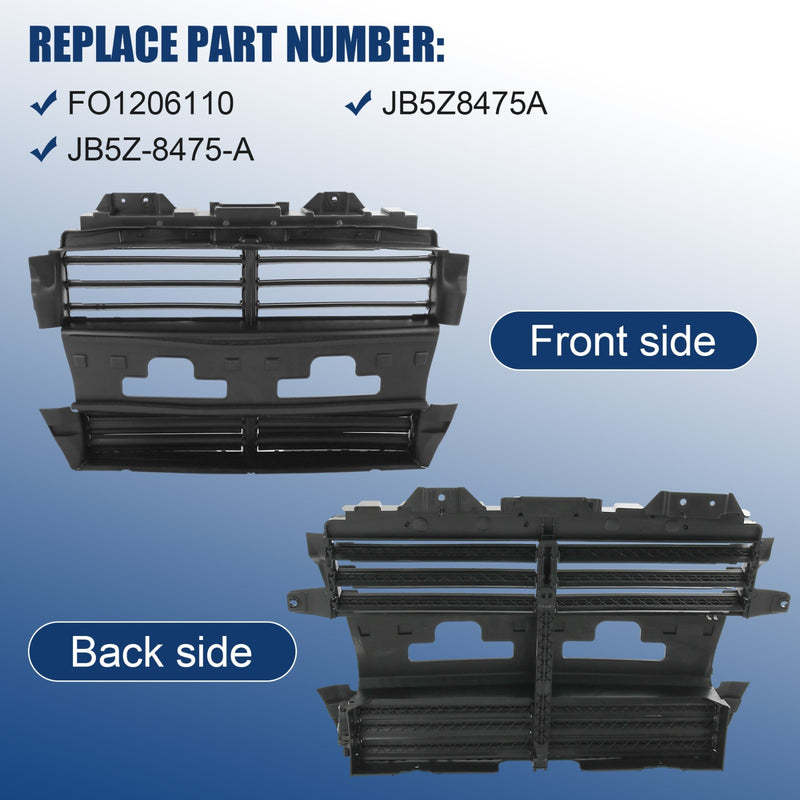 JB5Z8475A Radiator Shutter with Motor Assembly for Ford Explorer 2013-2019