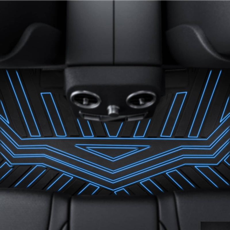 All Weather Floor Liners Mats for Ford F-150 Super Crew Cab TPE Rubber 15-24