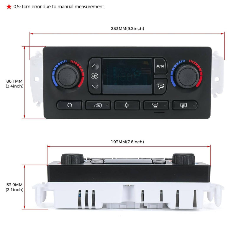 599-009 AC Heater Climate Control Module for 2003-2007 Chevy GMC Improved Design