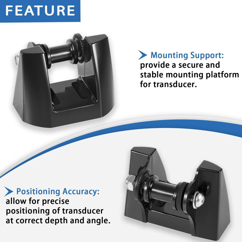 K00-00118-01 Transducer Bracket Transom Mount Kit for Garmin 010-10272-00