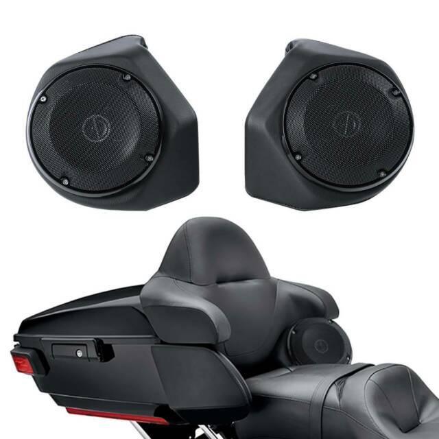 6.5" Speaker Pods Box Pack Trunk for Harley Touring Tour Pak Electra Glide 14-24