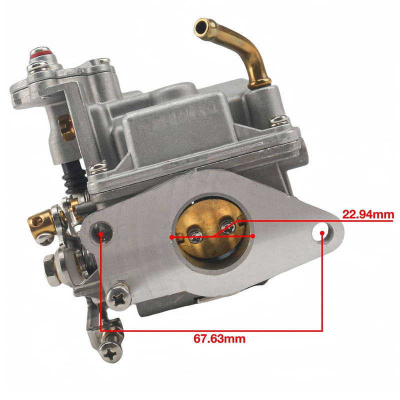 DURAFORCE 3303-895110T01 Carburetor for Mercury 8HP 9.9HP 4-Stroke Outboard Engine