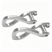 DURAFORCE #84195902 Chrome Recovery Hooks Bolts for GMC Sierra 1500 2019-2026 2 Pieces