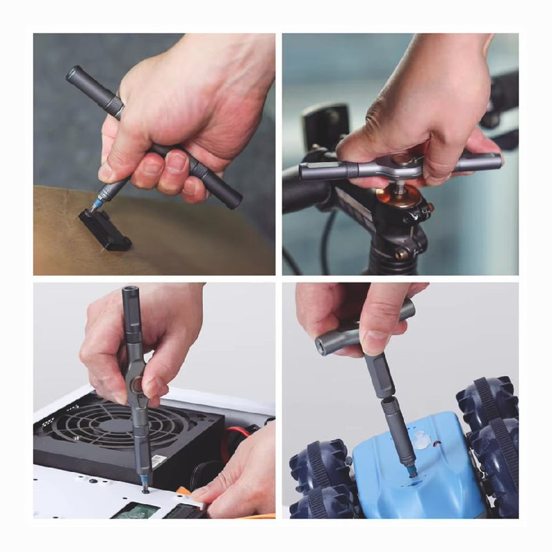 24 In 1 Magnetic Ratcheting Screwdriver Set Professional Precision Tool Kit