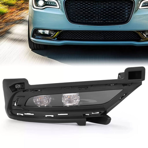 DURAFORCE #CH2593154 LED Fog Light Bezel Clear Lens Right for Chrysler 300 2015-2024