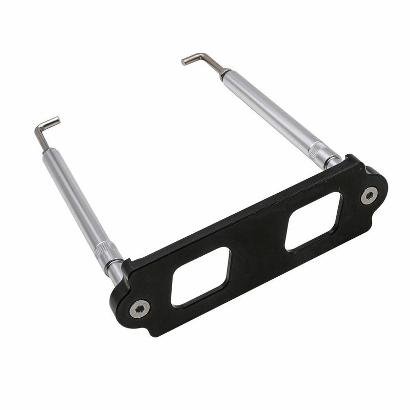 Black Battery Tie Down Kit Hold Down Rod With Tray Hooks for Honda Civic Integra
