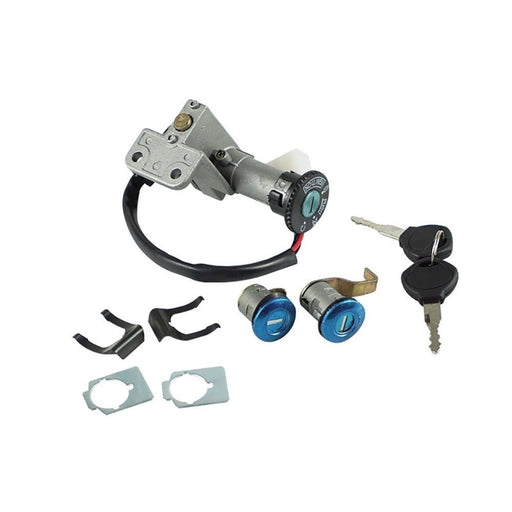 DURAFORCE Ignition Switch Key Lock Gas Tank Cap Set for TAOTAO GY6 50cc Scooter Moped