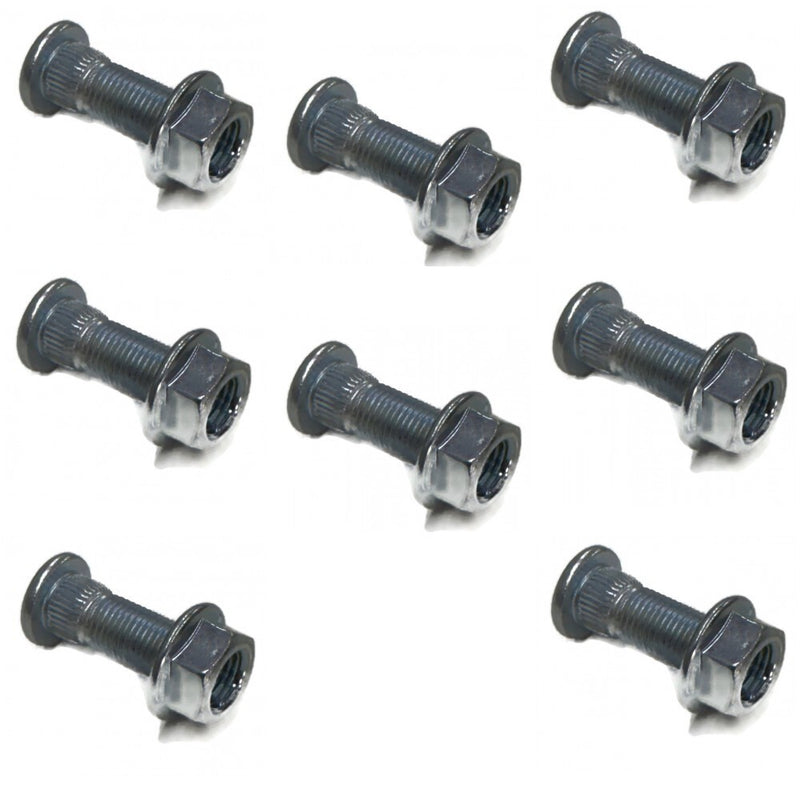 Wheel Stud 3/8 Nut 3/8-24 for Polaris 2003 2007 Predator 500 2010 Ranger EV 8