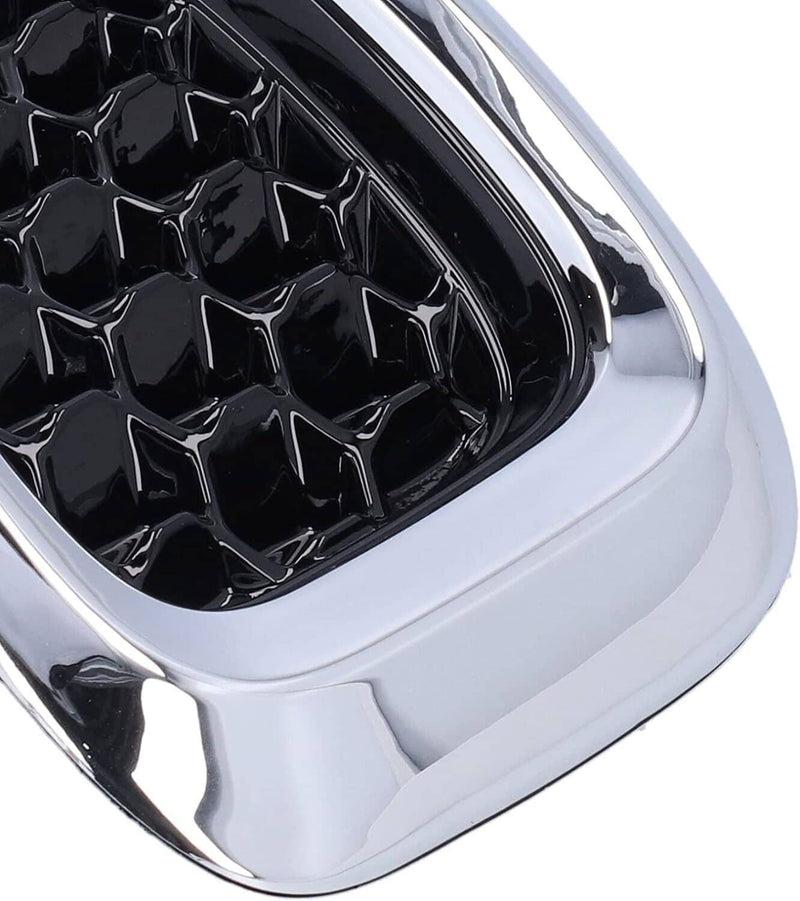 Chrome Front Bumper Grille Insert Honeycomb Mesh for 2014-2018 Jeep Cherokee