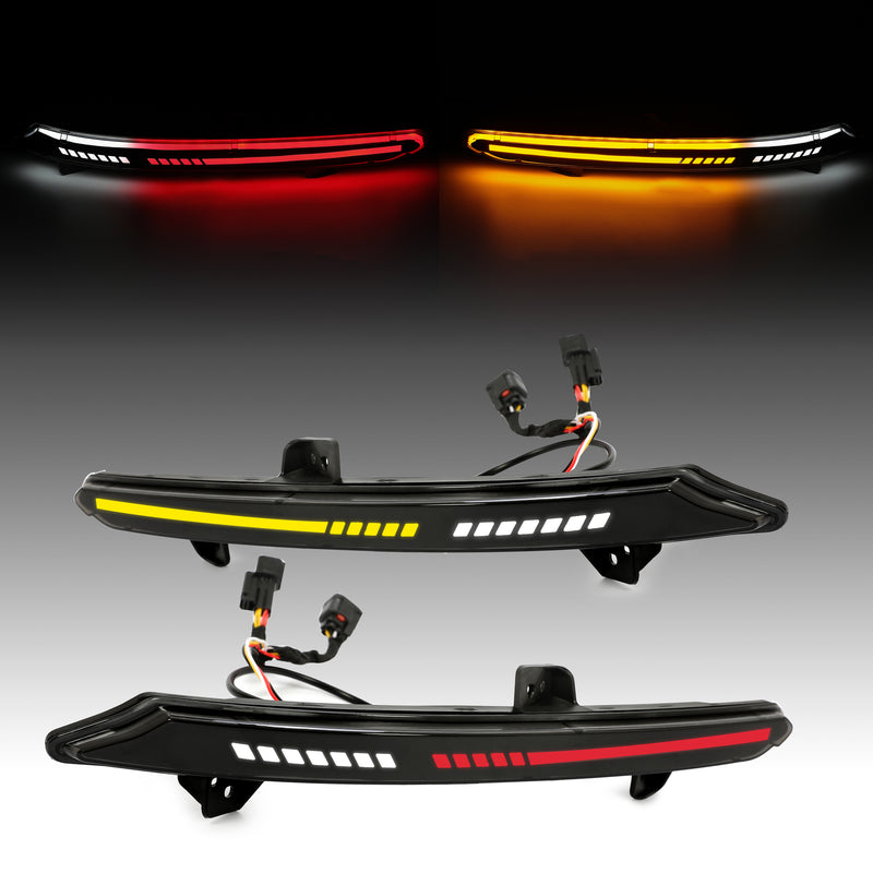 LED Reflector Tail Light Rear Bumper Lamp Smoke for Honda Accord 2018 2019-2022