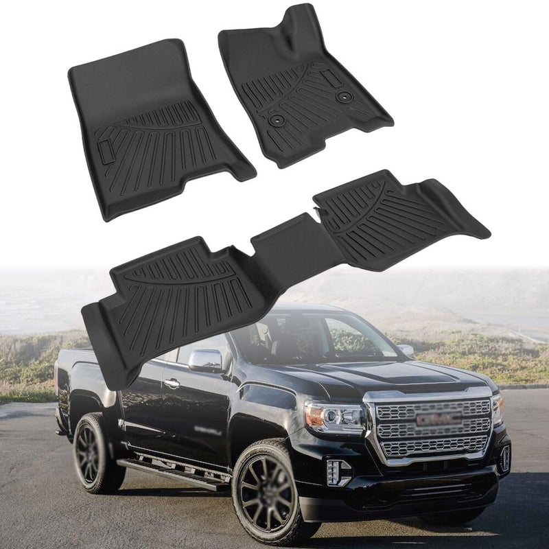 TPE 2Row Floor Mats Liners for Chevrolet Colorado 2023 2024 2025 All Weather