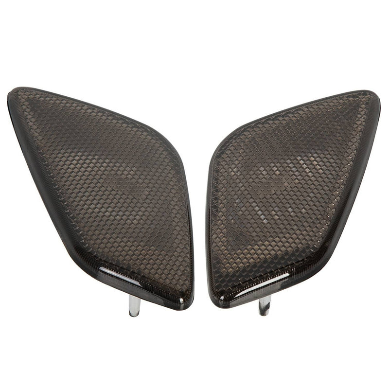 DURAFORCE Smoke Bumper Signal Fender Side Marker Lights for Jeep Wrangler TJ 1997-2006