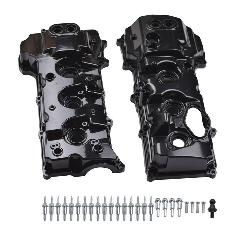 BL3Z-6582-H Aluminum Engine Valve Cover Kit for Ford F-150 3.5L V6 2013-2016 2 P