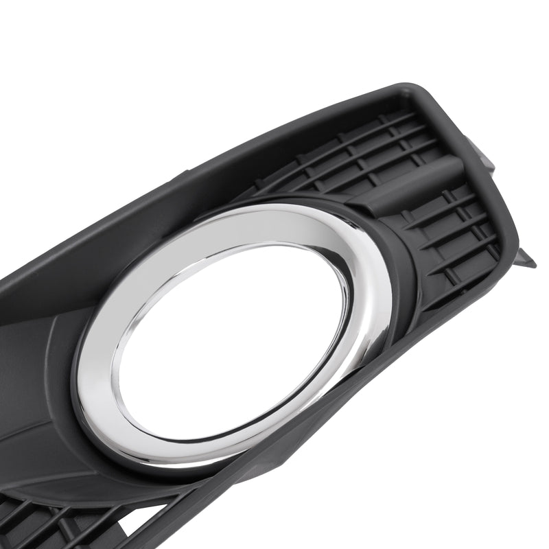 Left And Right Side Fog Light Cover Bezel Trim Chrome for Cadillac SRX 2010-2016