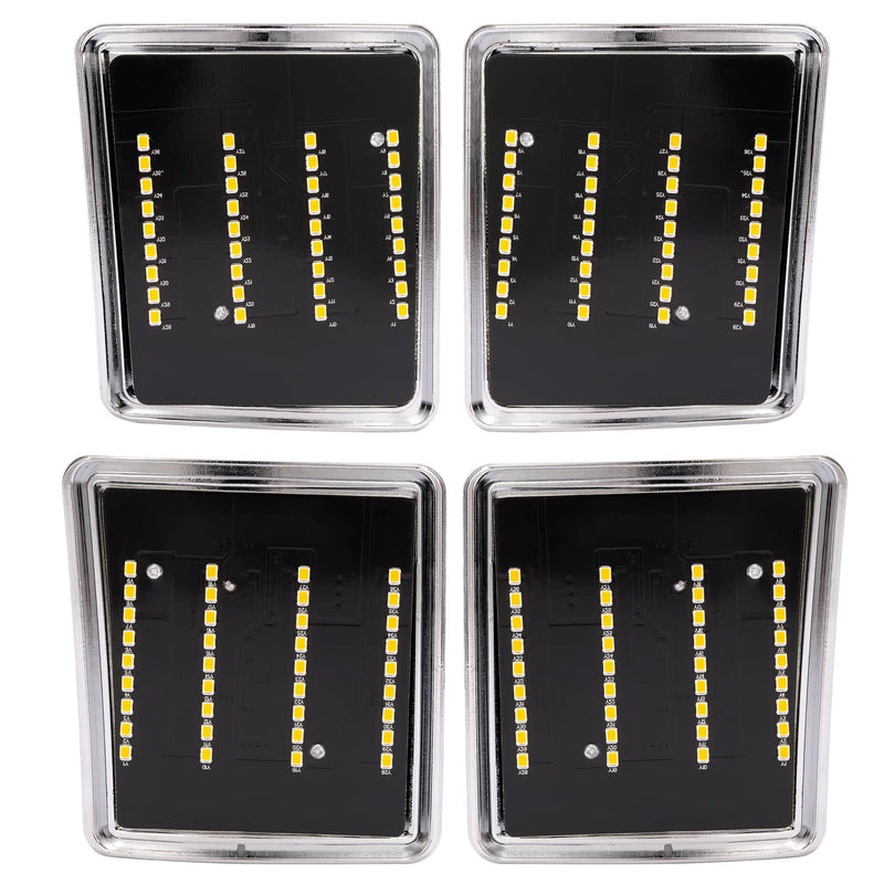 DURAFORCE Sequential Corner Side Marker Lights for Chevy C/K 1500 2500 3500 94-98 Set