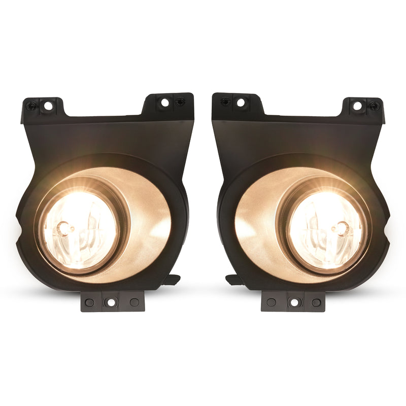 Front Bumper Fog Lights With Bezel for Ford F150 F-150 2009-2010 Pair