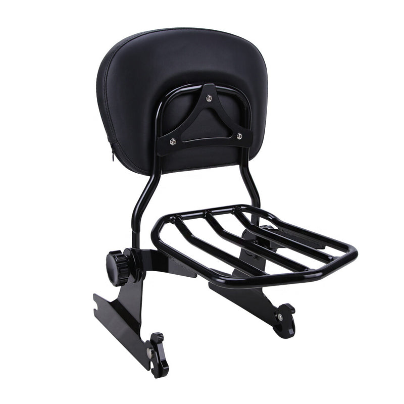 Sissy Bar Backrest with Luggage Rack for Harley 883 1200 Custom 1994-2003