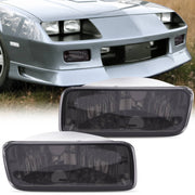 DURAFORCE Smoke Lens Bumper Turn Signal Light Assembly for Chevy Camaro 1985-1992