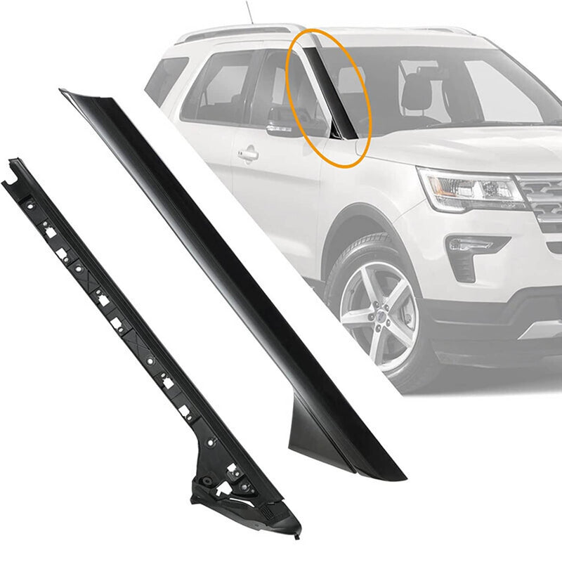 Windshield A-Pillar Molding Inner Outer Trim for Ford Explorer 2011-2019 Right
