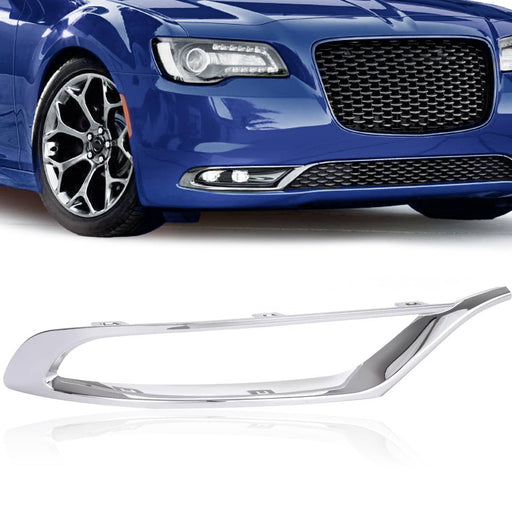 DURAFORCE 5SW14SZ0AA Fog Light Trim Passenger Side Front Chrome for Chrysler 300 2015-2024