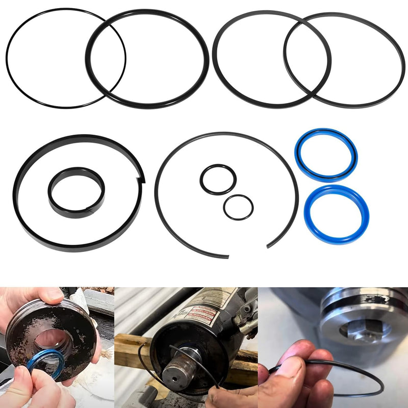 4.5" Bore x 1.75" Rod Hydraulic Log Splitter Cylinder Rebuild Seal Kit