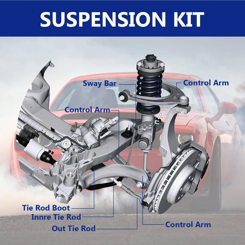 16Pcs Front Control Arm Kit for Dodge Charger Challenger 300 2011-19