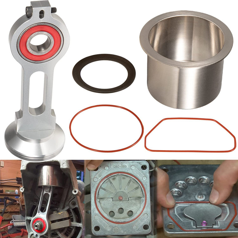 KK-4835 Compressor Piston Kit Connecting Rod Replacement for Oil Free Pump