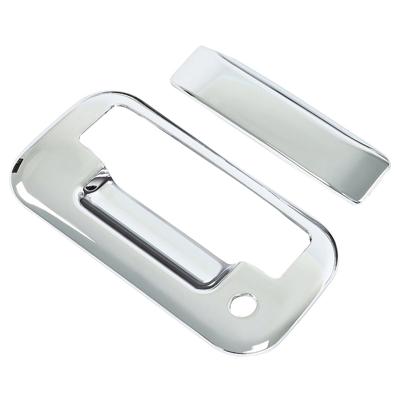 Chrome Outside Tailgate Handle Cover Overlay for Ford F-150 F150 4 Door 2004-14