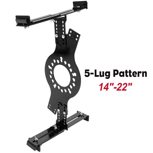 DURAFORCE 5-Lug Pattern Wheel Fitment Simulator for 14-22 Inch Tire Size Mockup