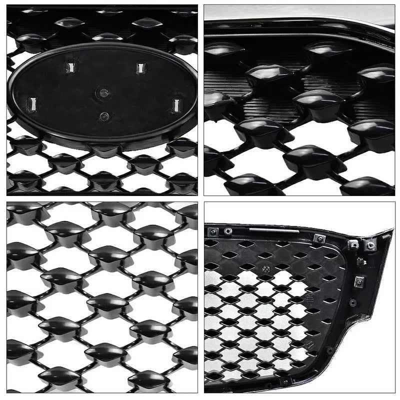 DURAFORCE 86360C6000 Front Upper Grille Radiator Sight Cover Set for for Kia Sorento
