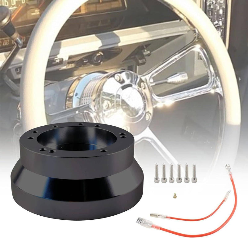 5 and 6 Hole Short Steering Wheel Hub Adapter for Flaming River Ididit GM Chevy