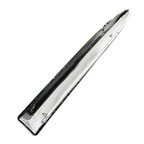 Pair Chrome Front Bumper Upper Grill Moulding Trim for Fiat 500 2007-2015