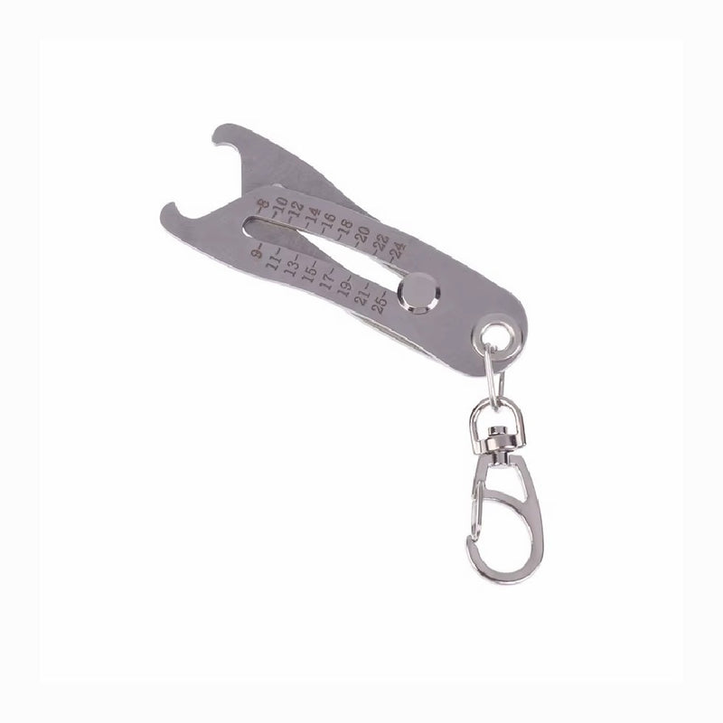 Bolt Nut Identifier Gauge Size Finder Keychain Tool Precise